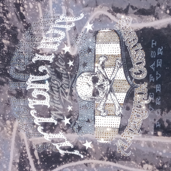 🆕 💀HTF Affliction💀 - "On The Road" 3/4 Tee - Picture 11 of 11